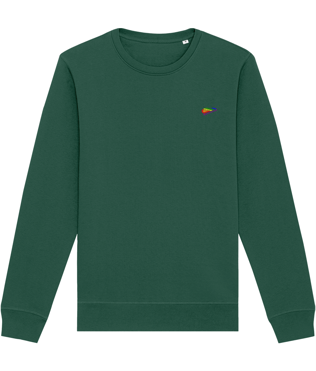 Revolution: Eco Roller Adult Unisex Sweatshirt SX137 S-Rainbow Logo: (Other Colour-Variants available)