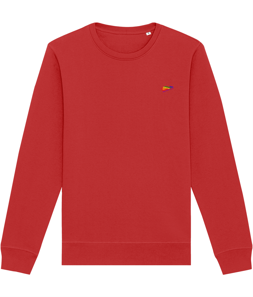Revolution: Eco Roller Adult Unisex Sweatshirt SX137 S-Rainbow Logo: (Other Colour-Variants available)