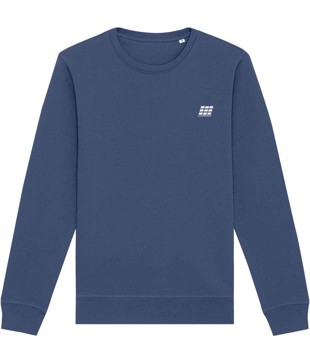 Different Animal: Eco Roller Adult Unisex Sweatshirt SX137 S-White Logo2: (Other Colour-Variants available)
