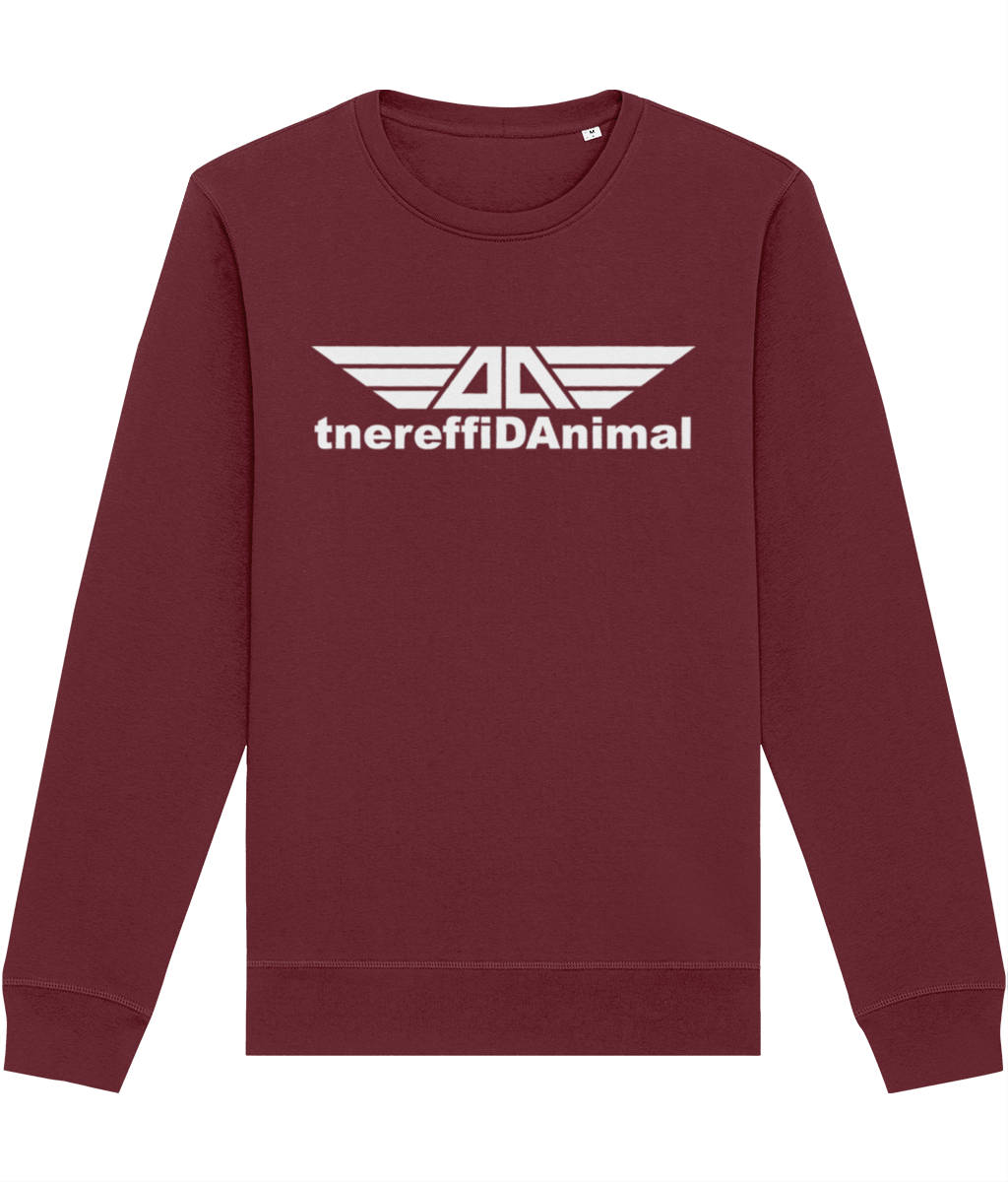 Different Animal: Eco Roller Adult Unisex Sweatshirt SX137 L-White Logo1: (Other Colour-Variants available)