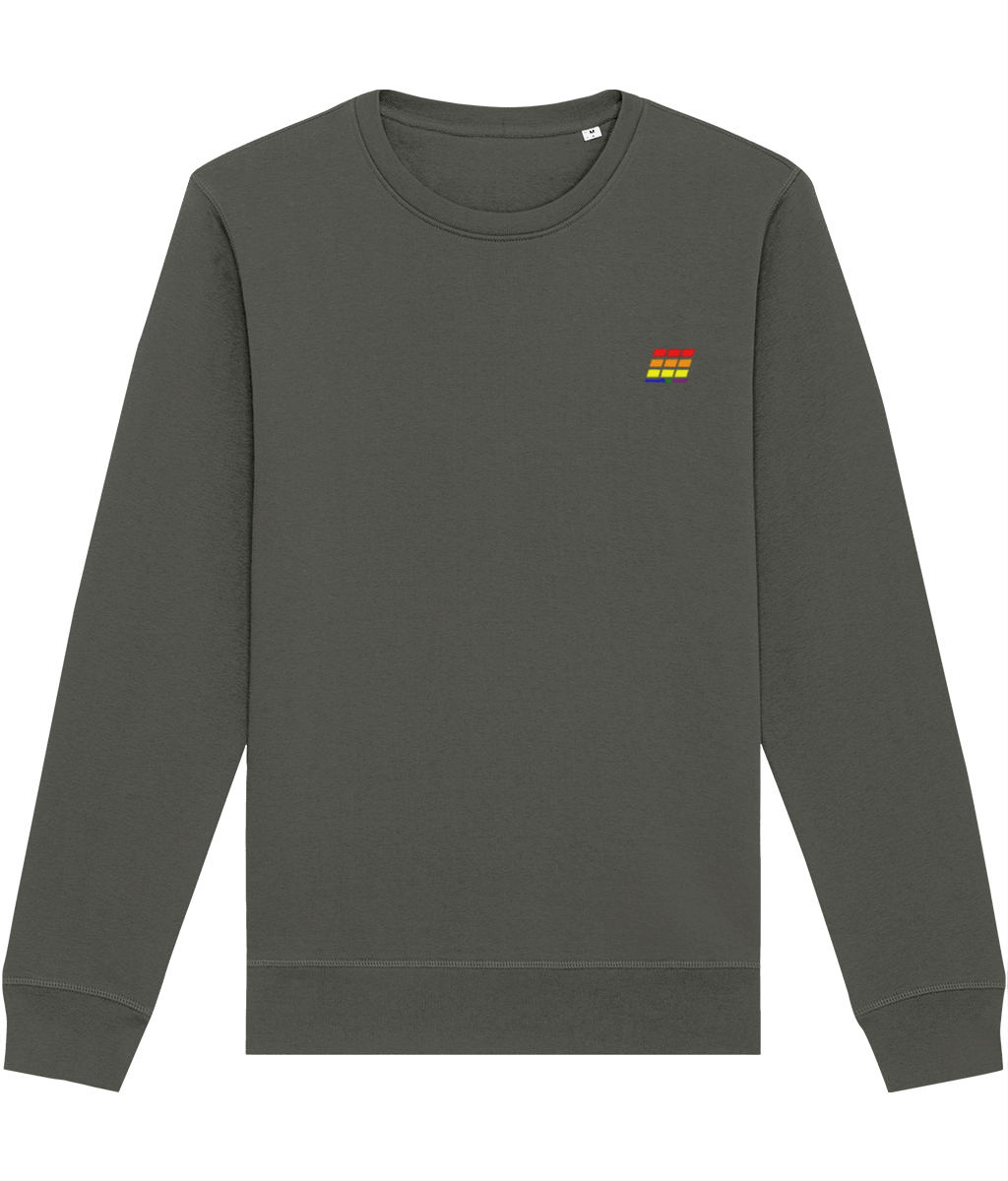 Different Animal: Eco Roller Adult Unisex Sweatshirt SX137 S-Rainbow Logo2: (Other Colour-Variants available)