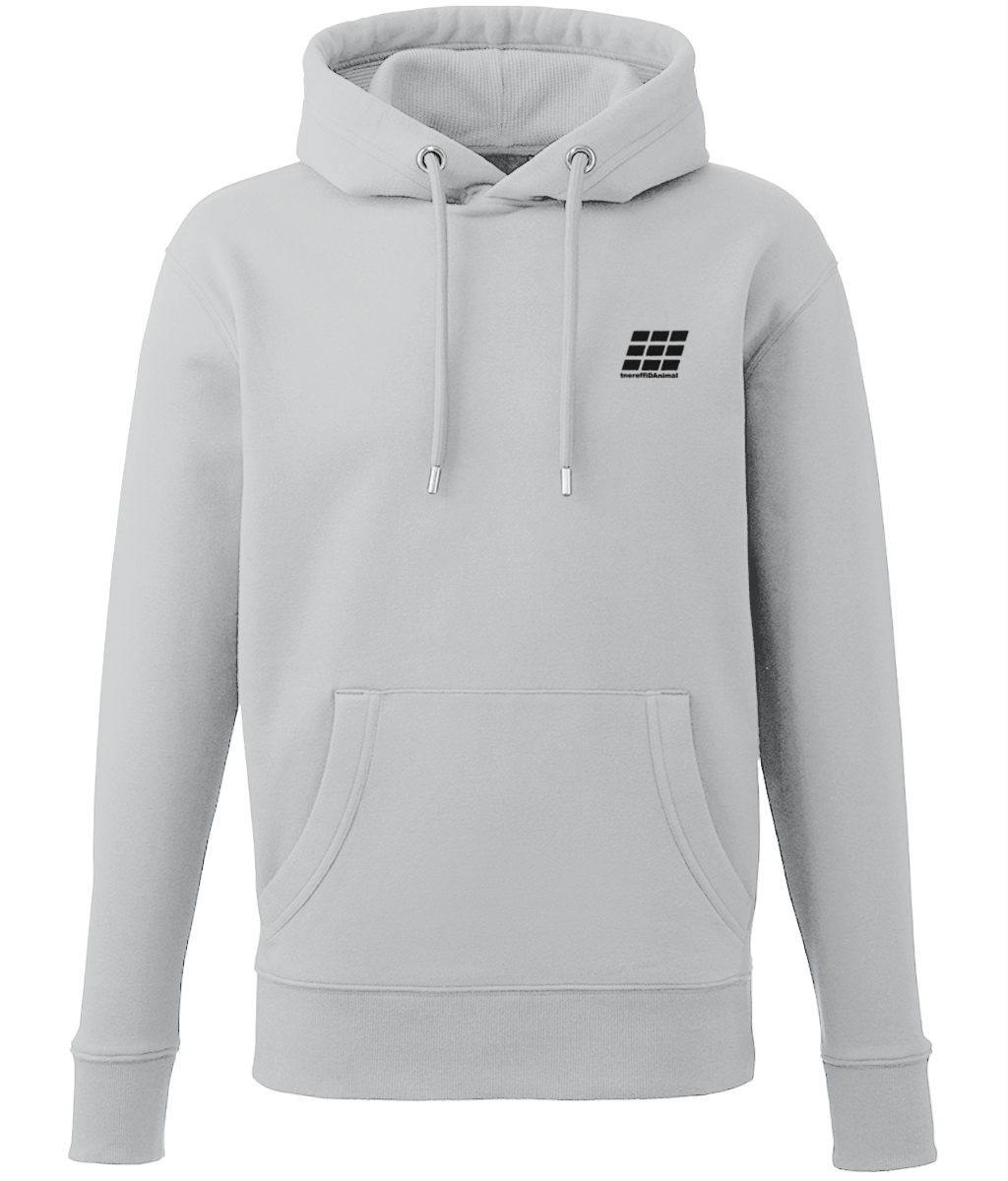 Different Animal: Eco Adult Unisex Hoodie AM001 S-Black Logo2: (Other Colour-Variants available)