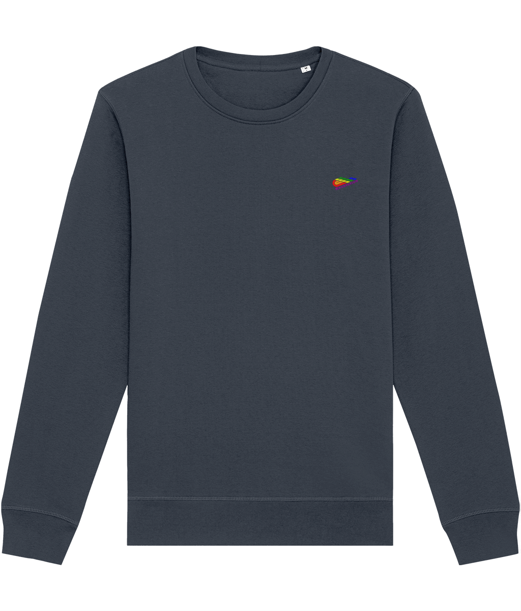 Revolution: Eco Roller Adult Unisex Sweatshirt SX137 S-Rainbow Logo: (Other Colour-Variants available)
