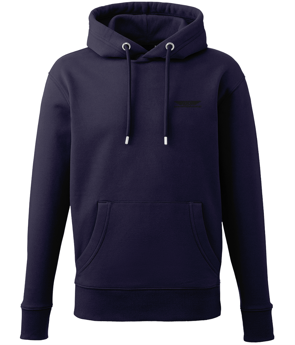 Different Animal: Eco Adult Unisex Hoodie AM001 S-Black Logo1: (Other Colour-Variants Available)