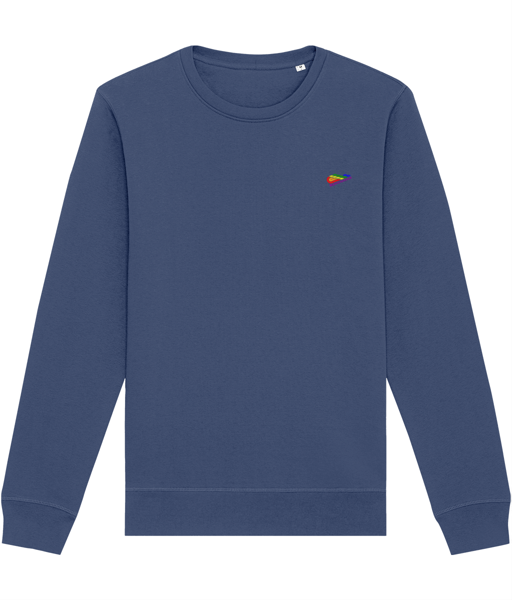 Revolution: Eco Roller Adult Unisex Sweatshirt SX137 S-Rainbow Logo: (Other Colour-Variants available)
