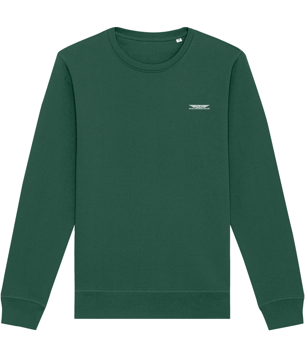 Different Animal: Eco Roller Adult Unisex Sweatshirt SX137 S-White Logo1: (Other Colour-Variants available)