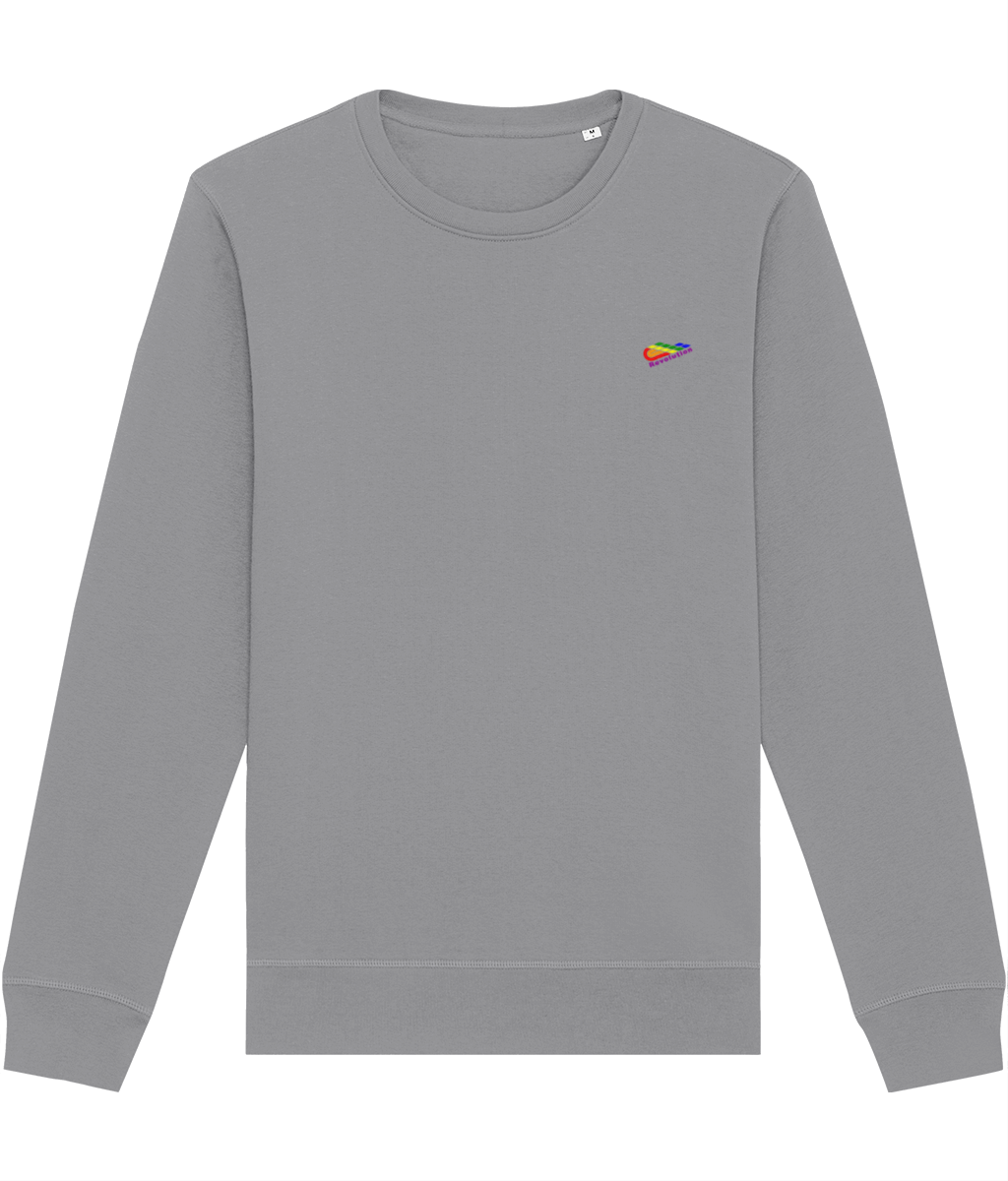 Revolution: Eco Roller Adult Unisex Sweatshirt SX137 S-Rainbow Logo: (Other Colour-Variants available)