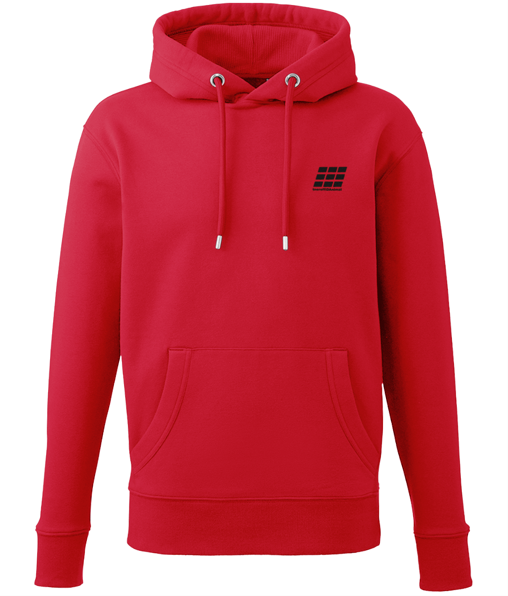 Different Animal: Eco Adult Unisex Hoodie AM001 S-Black Logo2: (Other Colour-Variants available)