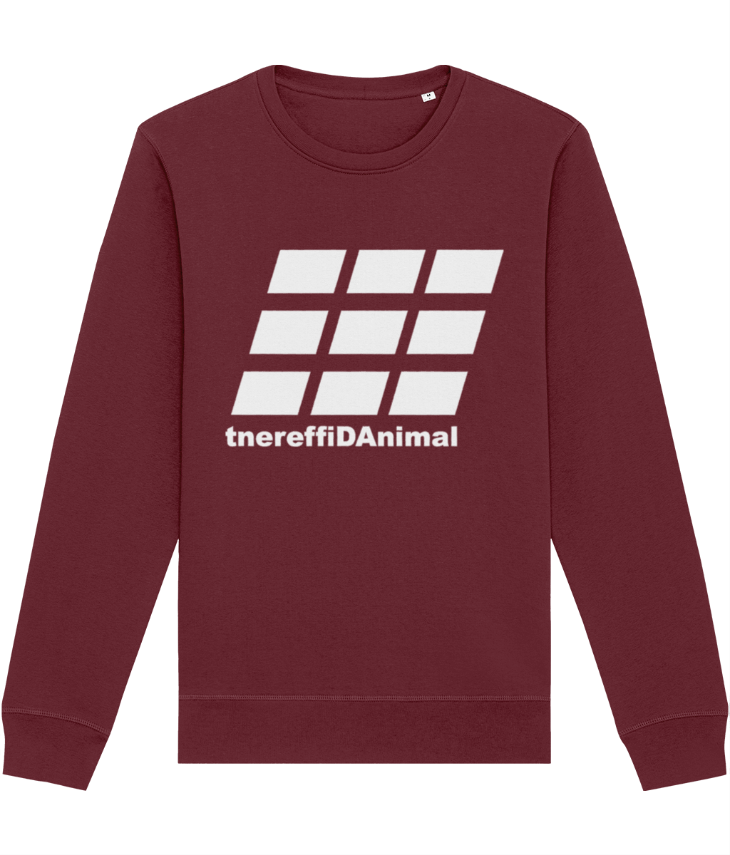 Different Animal: Eco Roller Adult Unisex Sweatshirt SX137 L-White Logo2: (Other Colour-Variants available)