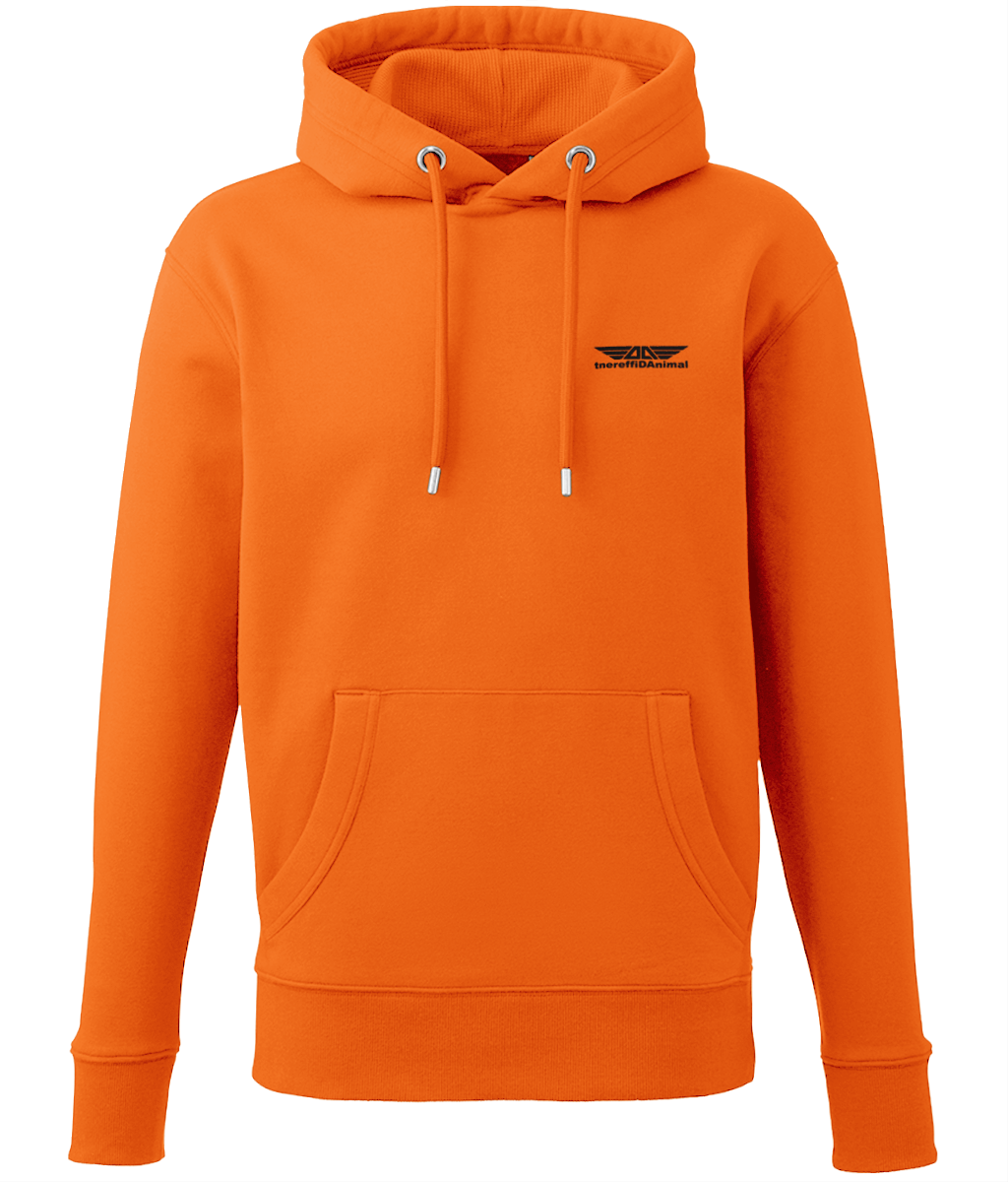 Different Animal: Eco Adult Unisex Hoodie AM001 S-Black Logo1: (Other Colour-Variants Available)