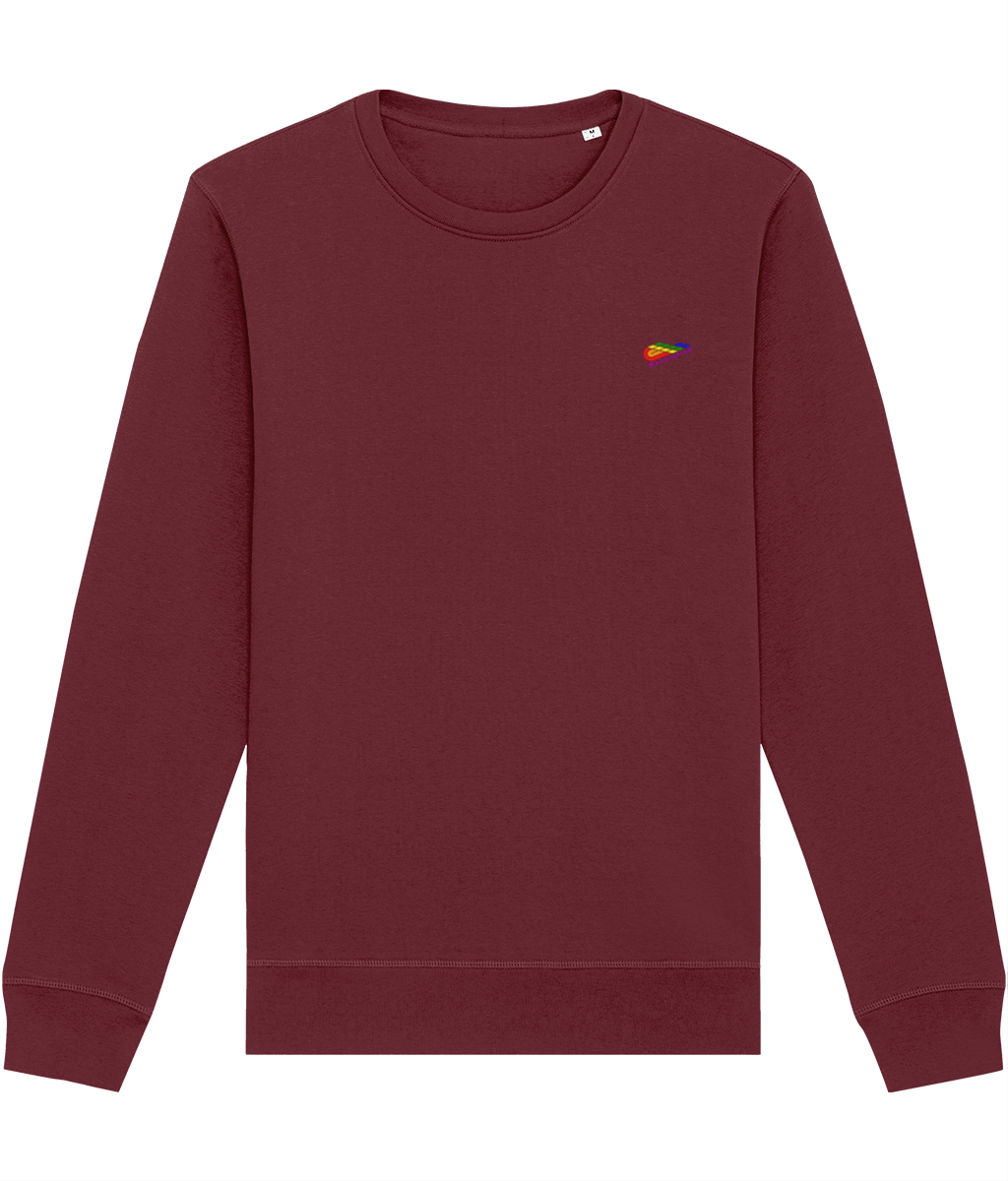 Revolution: Eco Roller Adult Unisex Sweatshirt SX137 S-Rainbow Logo: (Other Colour-Variants available)