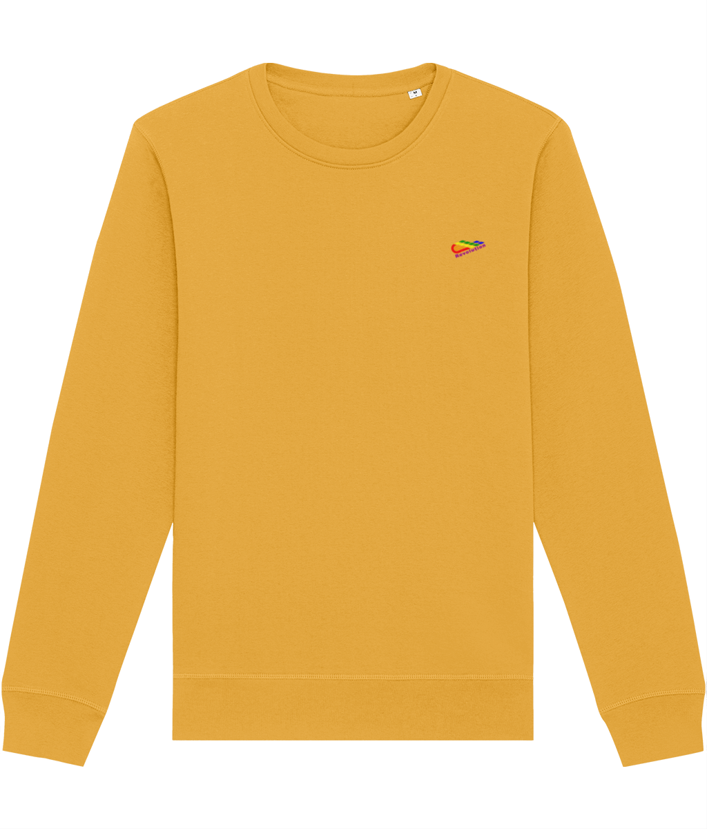Revolution: Eco Roller Adult Unisex Sweatshirt SX137 S-Rainbow Logo: (Other Colour-Variants available)