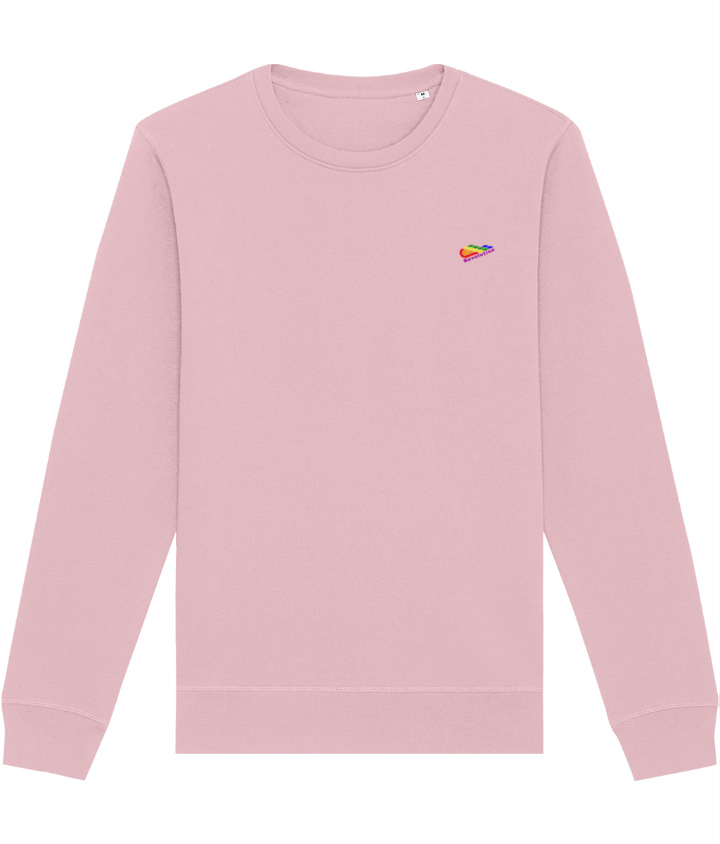 Revolution: Eco Roller Adult Unisex Sweatshirt SX137 S-Rainbow Logo: (Other Colour-Variants available)