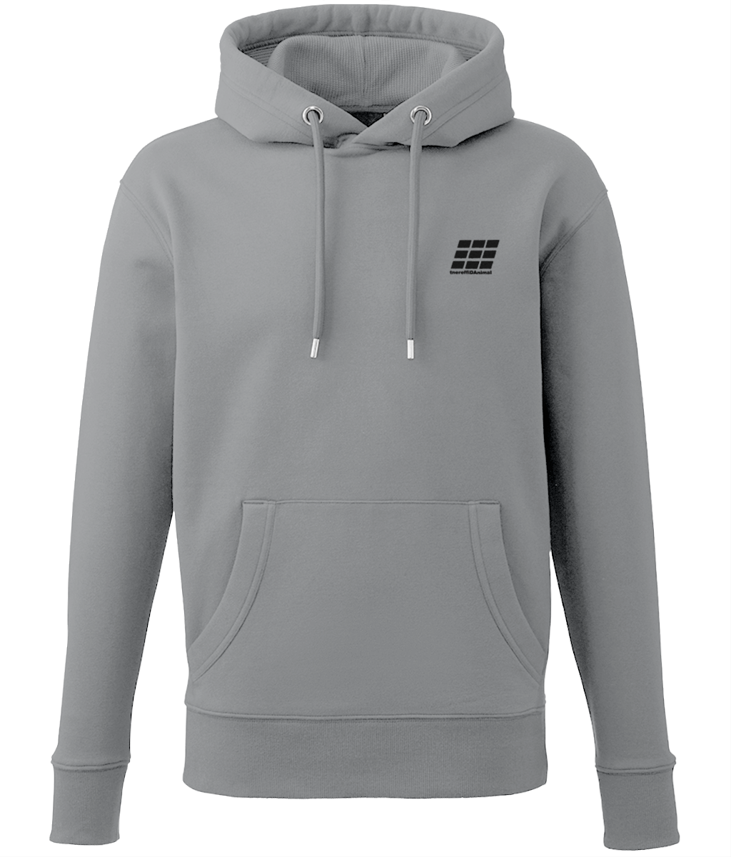 Different Animal: Eco Adult Unisex Hoodie AM001 S-Black Logo2: (Other Colour-Variants available)