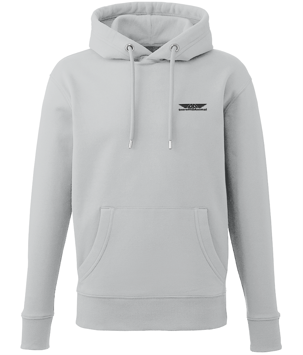 Different Animal: Eco Adult Unisex Hoodie AM001 S-Black Logo1: (Other Colour-Variants Available)