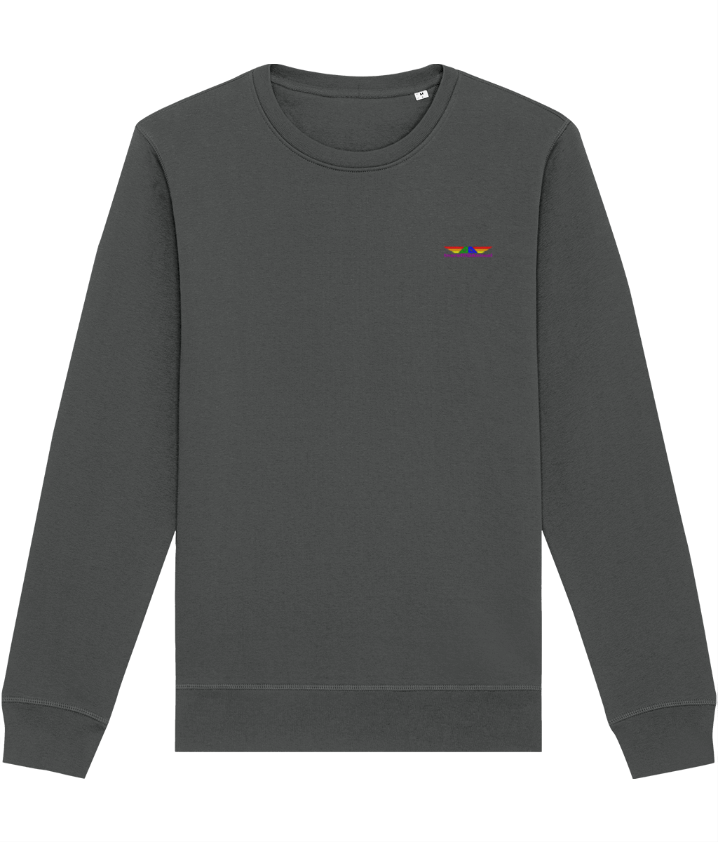 Different Animal: Eco Roller Adult Unisex Sweatshirt SX137 S-Rainbow Logo1: (Other Colour-Variants available)