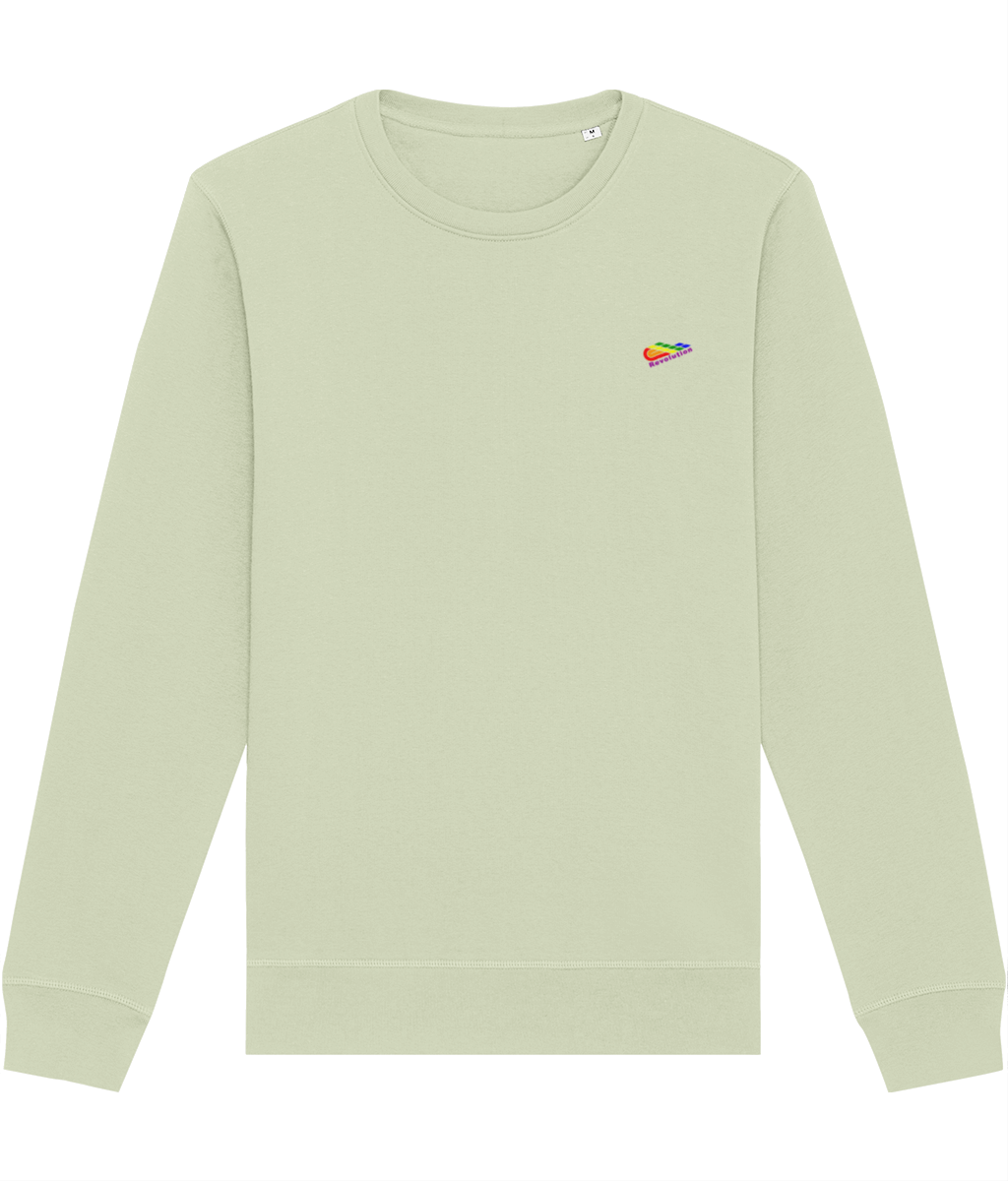 Revolution: Eco Roller Adult Unisex Sweatshirt SX137 S-Rainbow Logo: (Other Colour-Variants available)