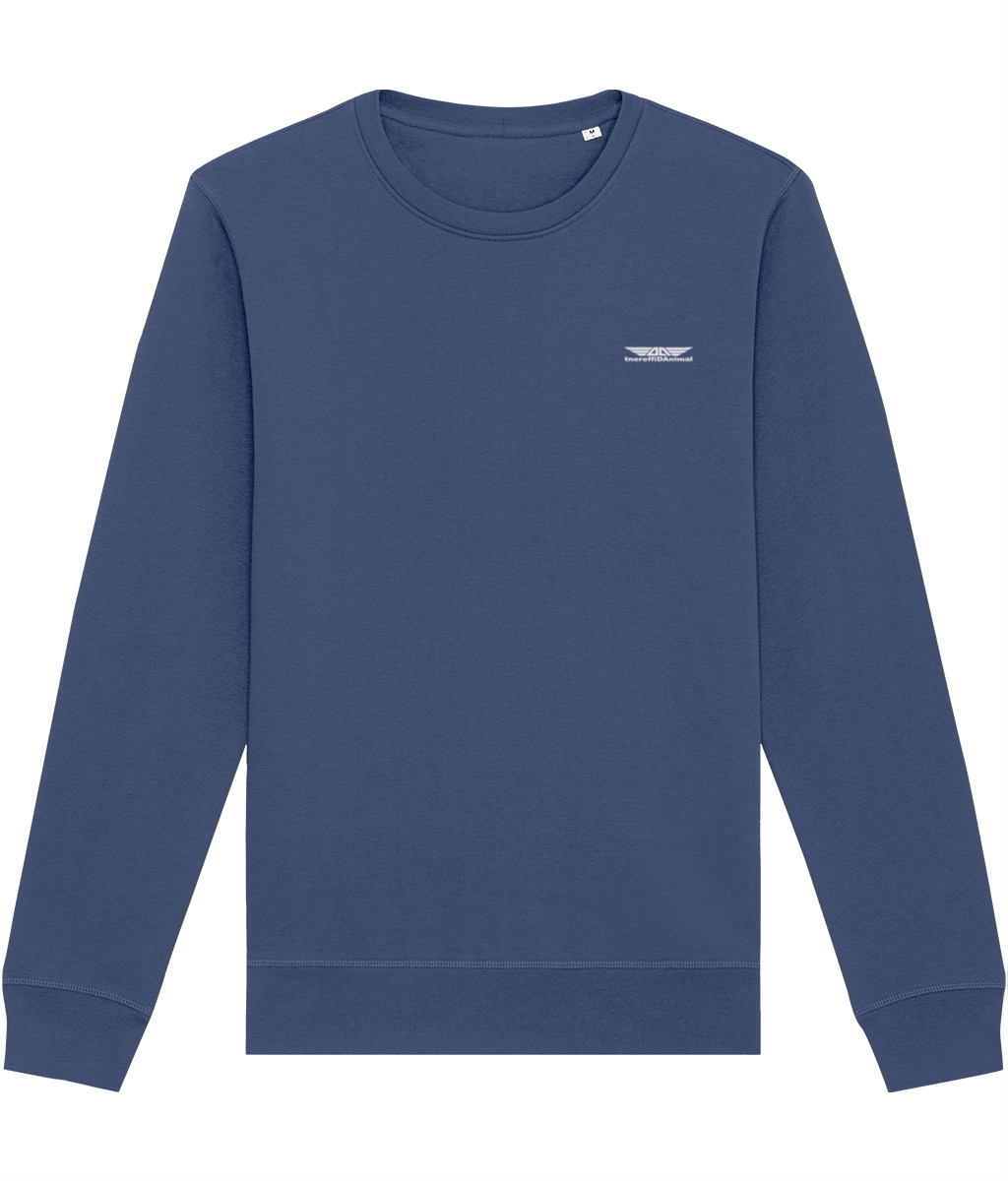 Different Animal: Eco Roller Adult Unisex Sweatshirt SX137 S-White Logo1: (Other Colour-Variants available)