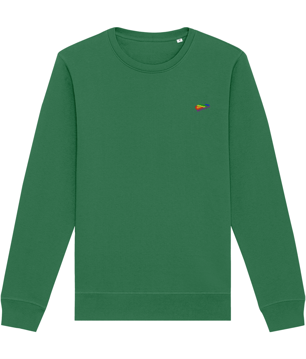 Revolution: Eco Roller Adult Unisex Sweatshirt SX137 S-Rainbow Logo: (Other Colour-Variants available)