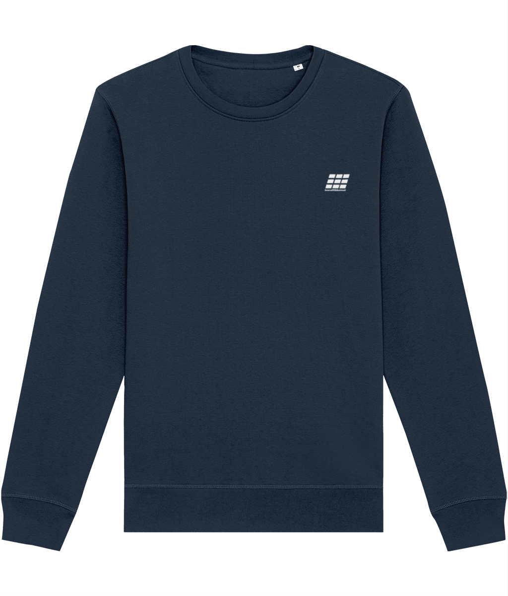 Different Animal: Eco Roller Adult Unisex Sweatshirt SX137 S-White Logo2: (Other Colour-Variants available)