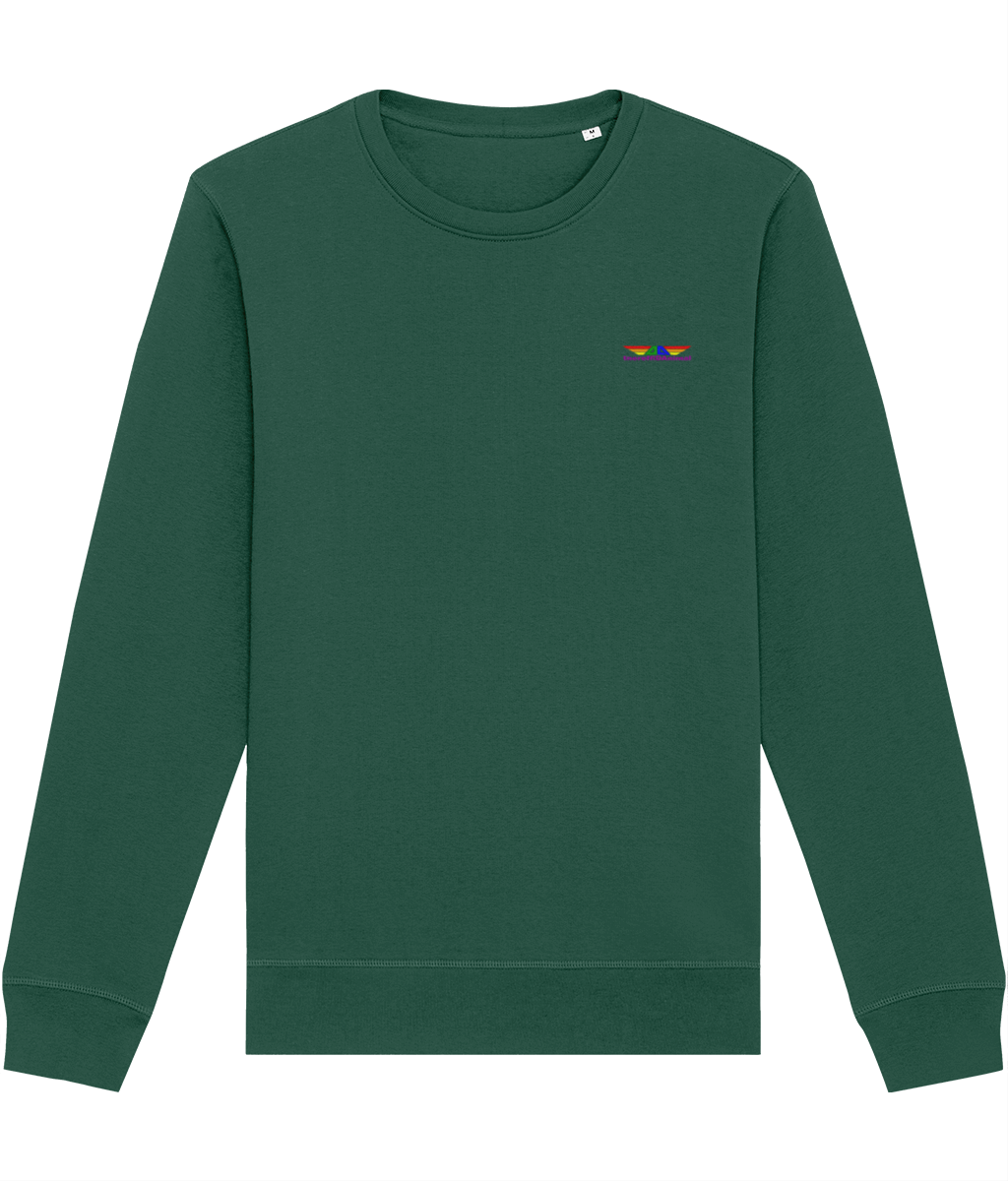 Different Animal: Eco Roller Adult Unisex Sweatshirt SX137 S-Rainbow Logo1: (Other Colour-Variants available)