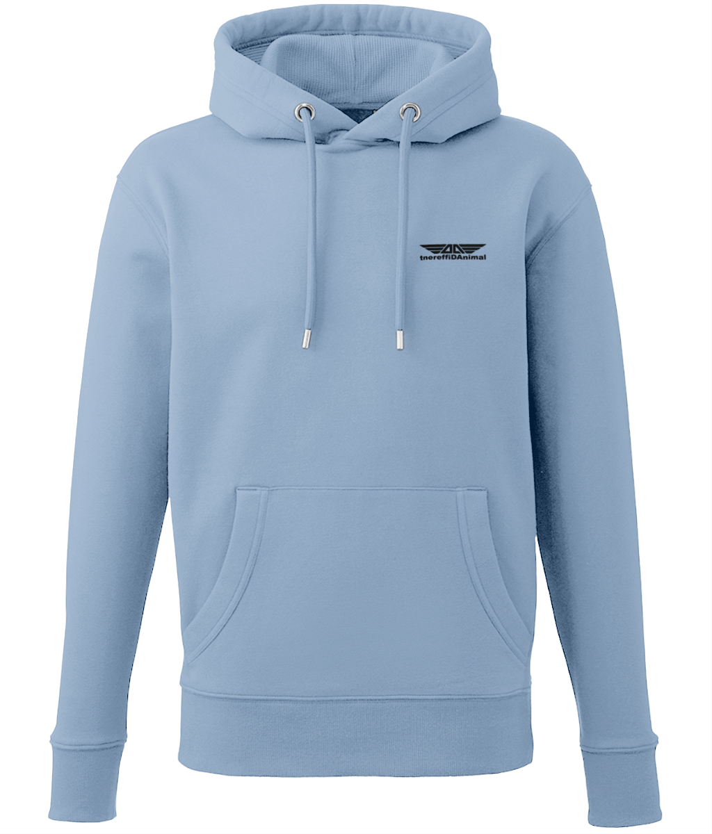 Different Animal: Eco Adult Unisex Hoodie AM001 S-Black Logo1: (Other Colour-Variants Available)