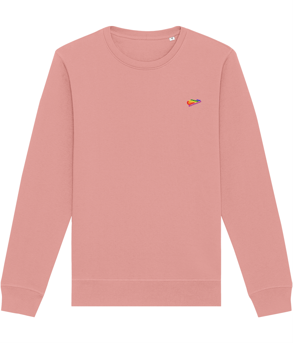 Revolution: Eco Roller Adult Unisex Sweatshirt SX137 S-Rainbow Logo: (Other Colour-Variants available)
