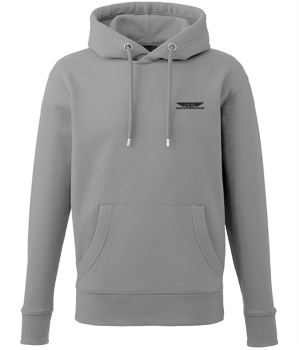 Different Animal: Eco Adult Unisex Hoodie AM001 S-Black Logo1: (Other Colour-Variants Available)