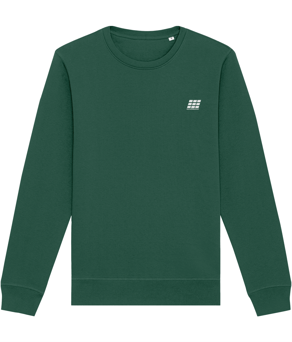 Different Animal: Eco Roller Adult Unisex Sweatshirt SX137 S-White Logo2: (Other Colour-Variants available)