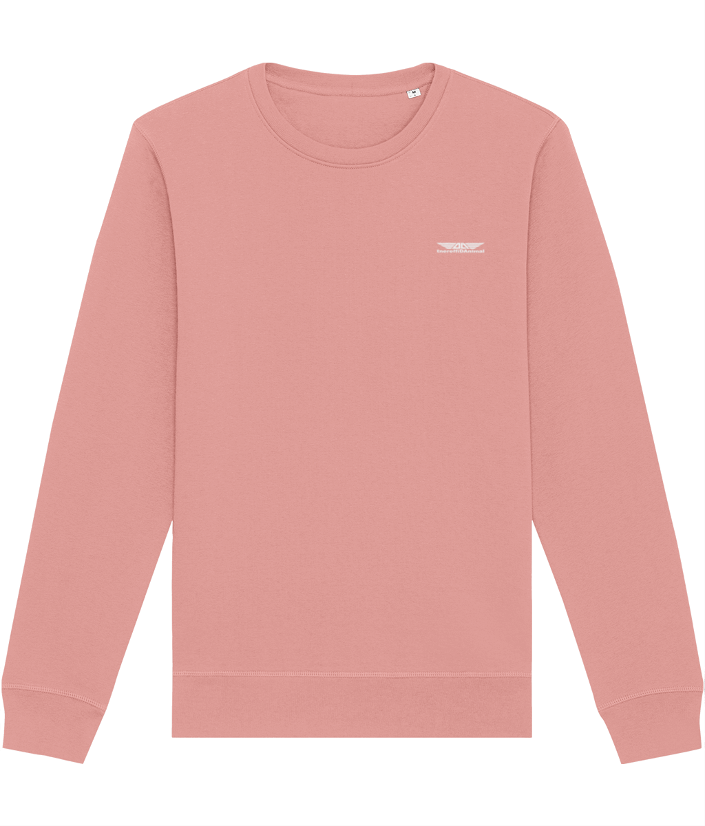 Different Animal: Eco Roller Adult Unisex Sweatshirt SX137 S-White Logo1: (Other Colour-Variants available)