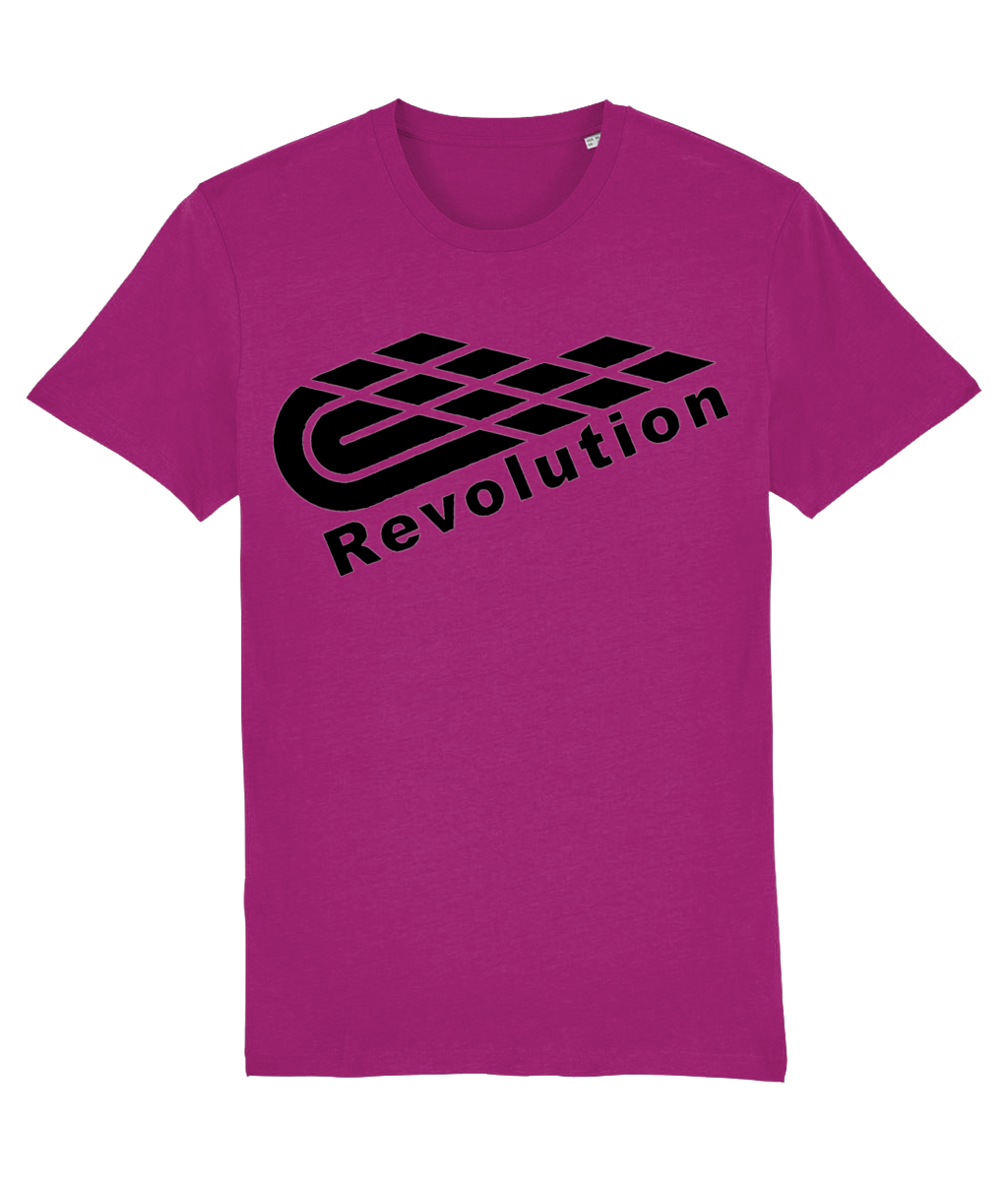 Revolution: Eco Creator Adult Unisex T-Shirt SX001 L-Black Logo: (Other Colour-Variants available)