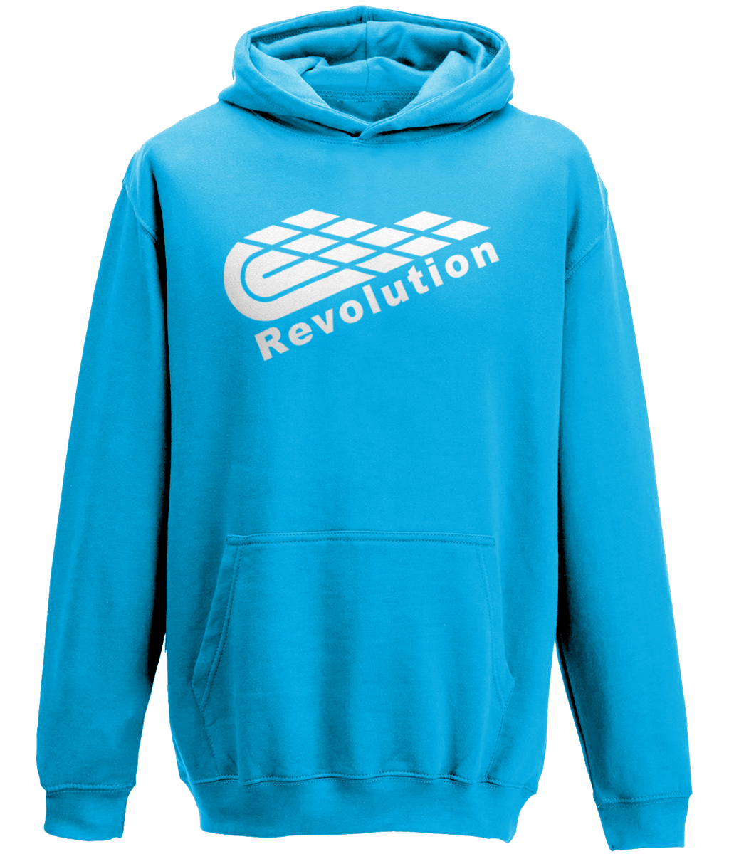 Revolution: Classic Kids Unisex Hoodie JH001J L-White Logo: (Other Colour-Variants available)