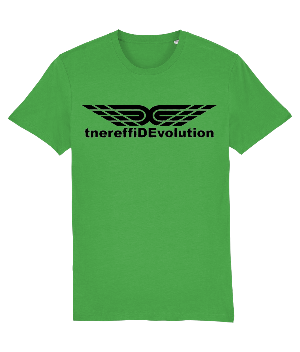 Different Evolution: Eco Creator Adult Unisex T-Shirt SX001 L-Black Logo1: (Other Colour-Variants available)