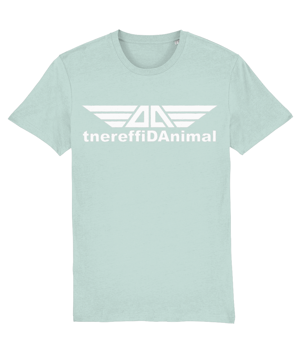 Different Animal: Eco Creator Adult Unisex T-Shirt SX001 L-White Logo1: (Other Colour-Variants available)