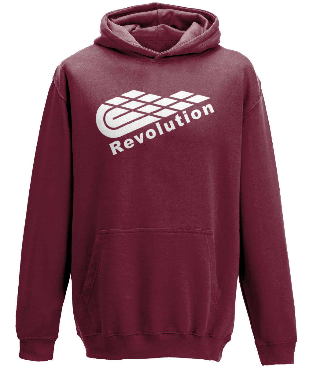 Revolution: Classic Kids Unisex Hoodie JH001J L-White Logo: (Other Colour-Variants available)