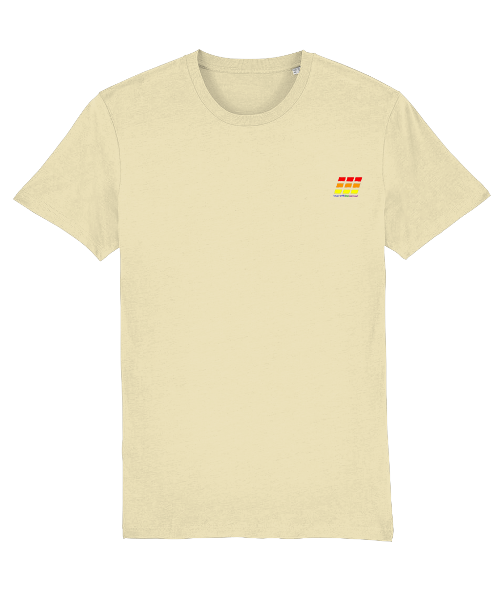 Different Animal: Eco Creator Adult Unisex T-Shirt SX001 S-Rainbow Logo2: (Other Colour-Variants available)