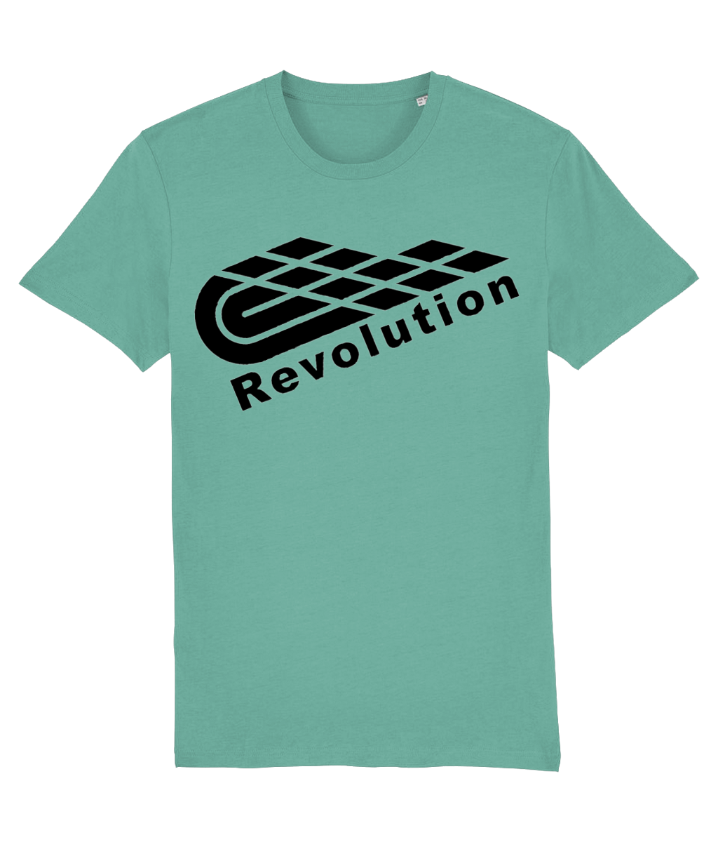 Revolution: Eco Creator Adult Unisex T-Shirt SX001 L-Black Logo: (Other Colour-Variants available)