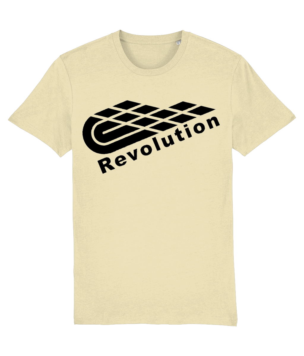 Revolution: Eco Creator Adult Unisex T-Shirt SX001 L-Black Logo: (Other Colour-Variants available)