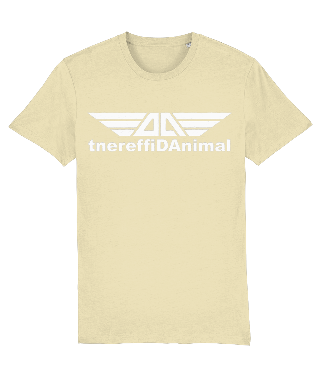 Different Animal: Eco Creator Adult Unisex T-Shirt SX001 L-White Logo1: (Other Colour-Variants available)