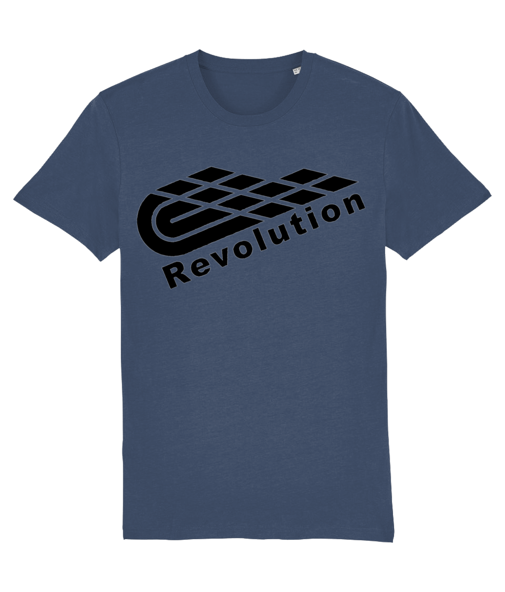 Revolution: Eco Creator Adult Unisex T-Shirt SX001 L-Black Logo: (Other Colour-Variants available)