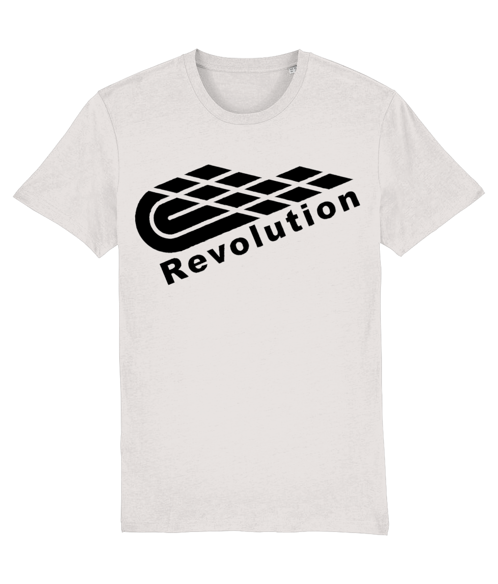 Revolution: Eco Creator Adult Unisex T-Shirt SX001 L-Black Logo: (Other Colour-Variants available)