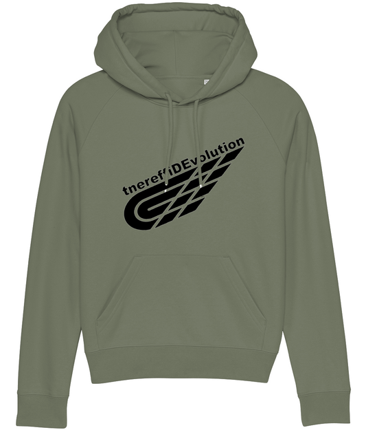 Different Evolution: Eco Ladies Hoodie SX007 L-Black Logo2: (Other Colour-Variants available)