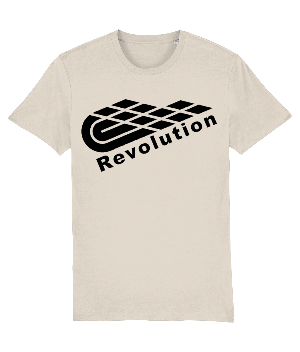 Revolution: Eco Creator Adult Unisex T-Shirt SX001 L-Black Logo: (Other Colour-Variants available)