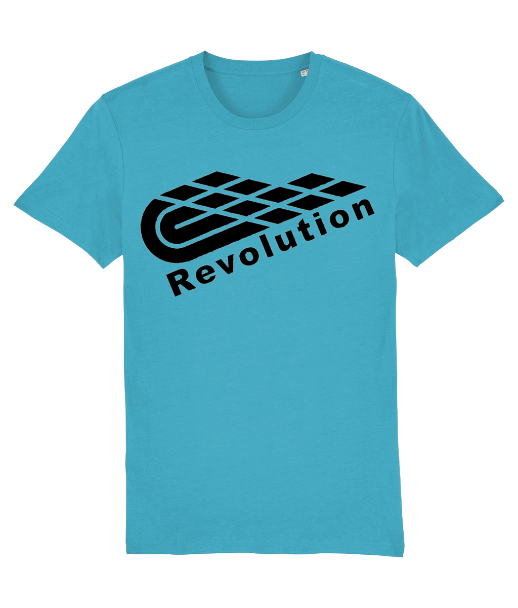 Revolution: Eco Creator Adult Unisex T-Shirt SX001 L-Black Logo: (Other Colour-Variants available)