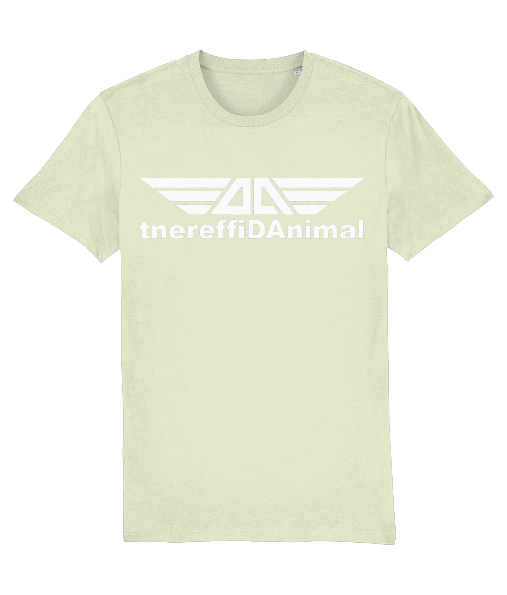 Different Animal: Eco Creator Adult Unisex T-Shirt SX001 L-White Logo1: (Other Colour-Variants available)