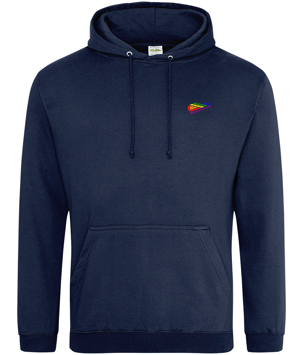 Revolution: College Adult Unisex Hoodie JH001 S-Rainbow Logo: (Other Colour-Variants available)