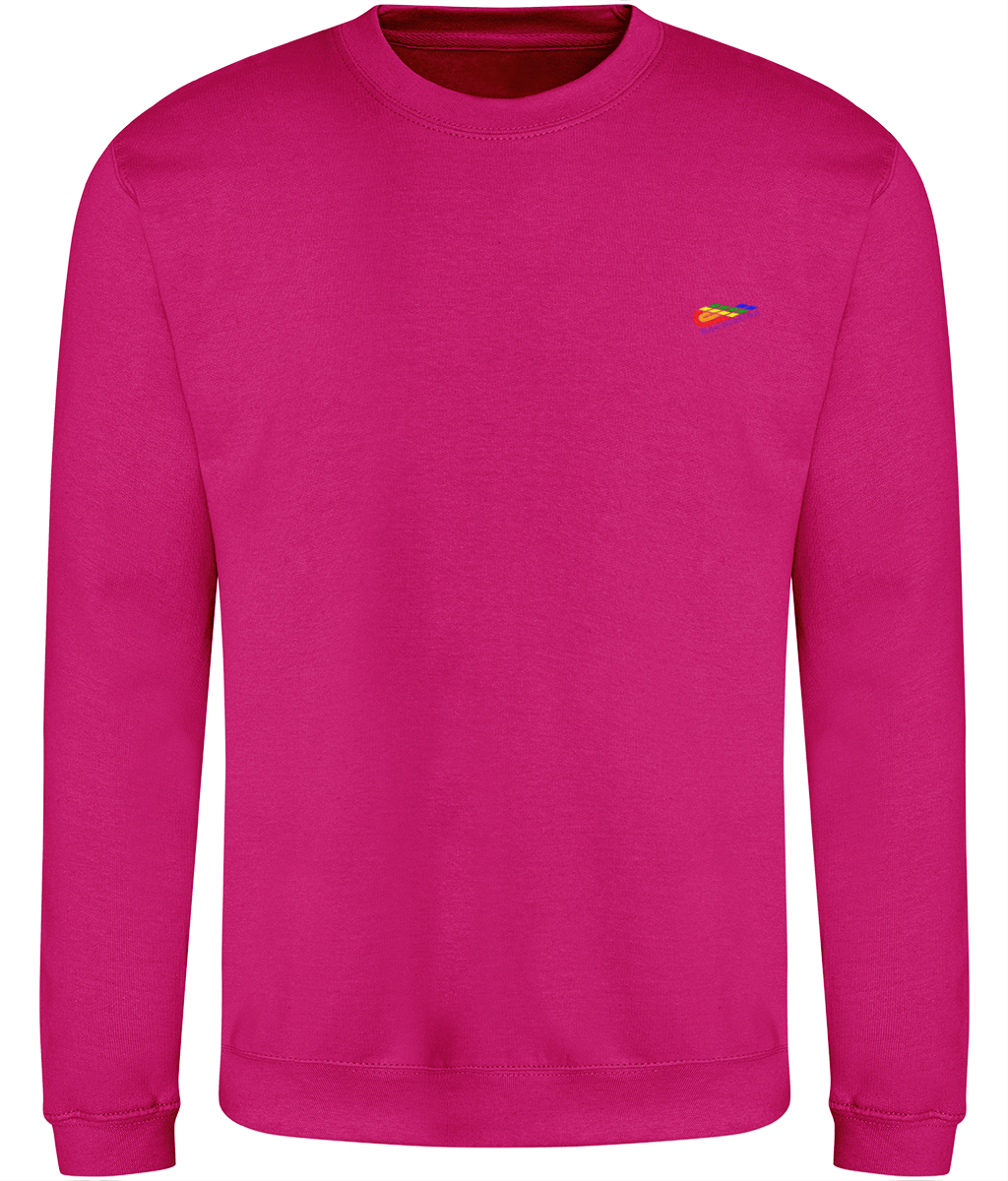 Revolution: Just Classic Adult Unisex Sweatshirt JH030 S-Rainbow Logo: (Other Colour-Variants available)