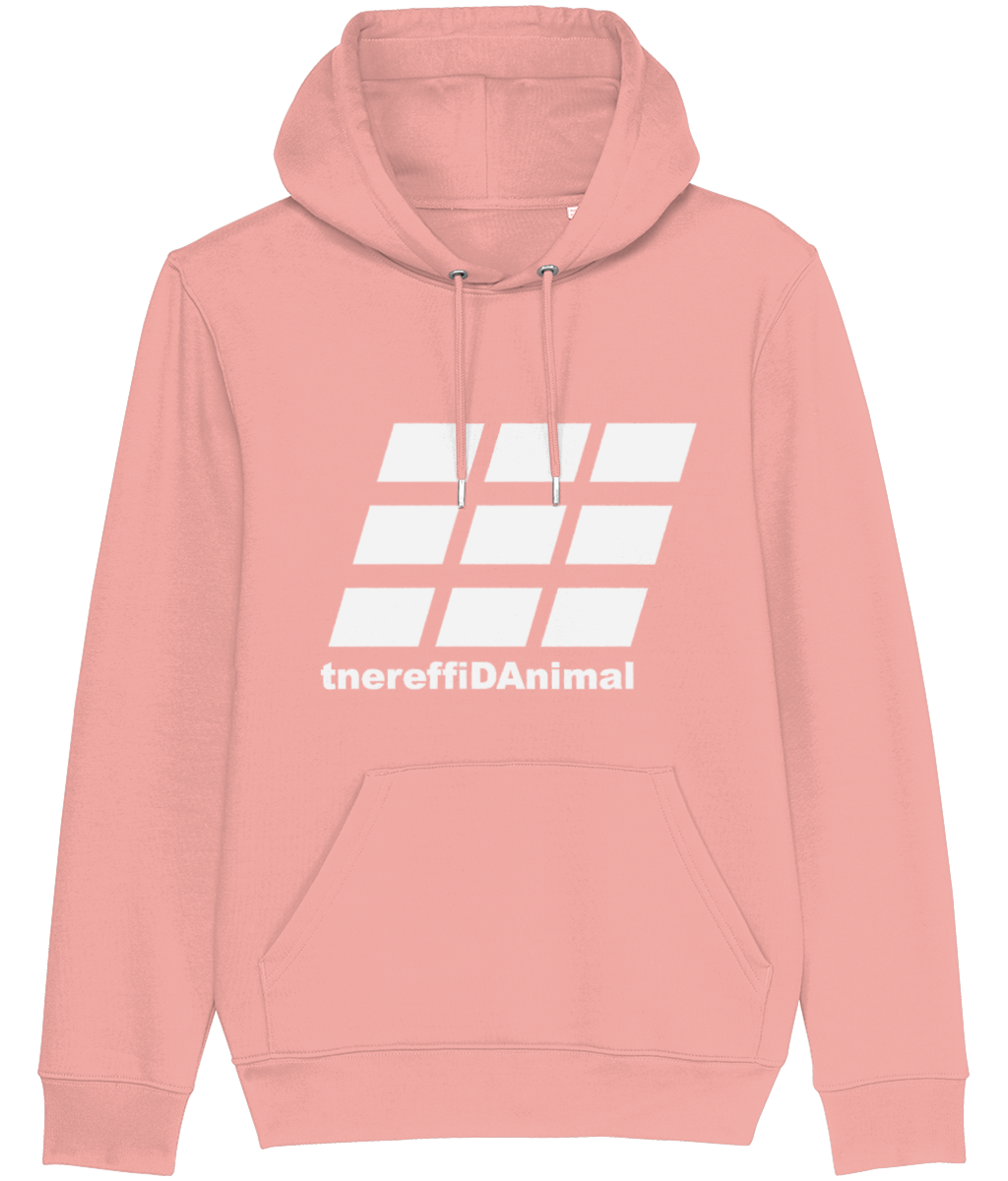 Different Animal: Eco Cruiser Adult Unisex Hoodie SX005 L-White Logo2: (Other Colour-Variants available)