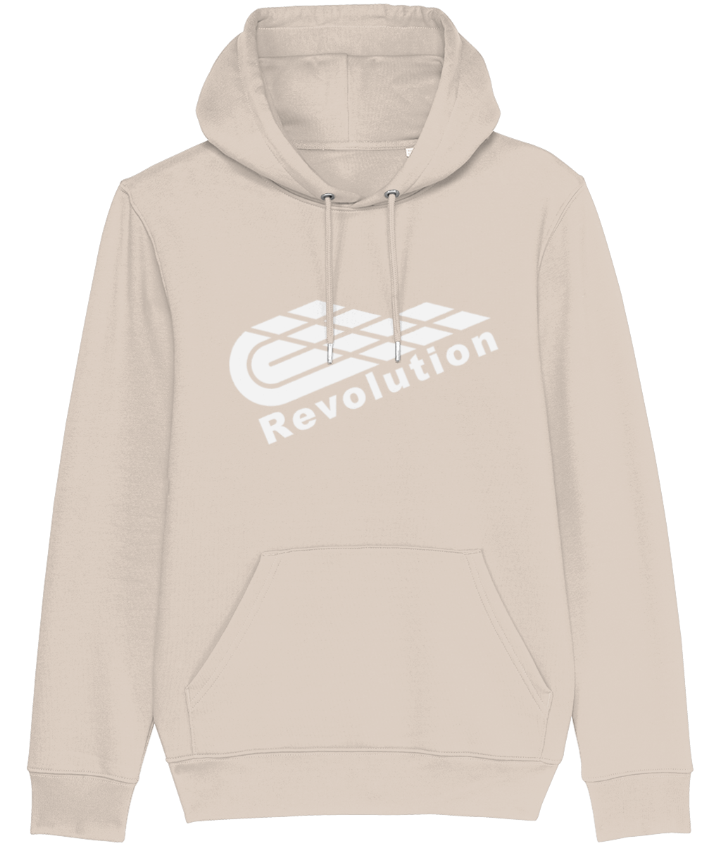 Revolution: Eco Cruiser Adult Unisex Hoodie SX005 L-White Logo: (Other Colour-Variants available)