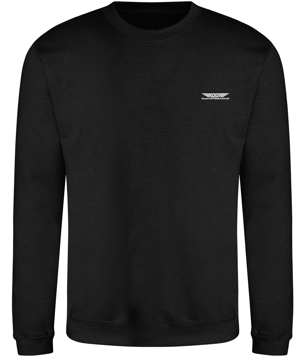 Different Animal: Just Classic Adult Unisex Sweatshirt JH030 S-White Logo1: (Other Colour-Variants available)